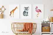 English Animal Alphabet. A to Z, an Animal Illustration by Kate_Rina (Thumbnail 3 of 7)