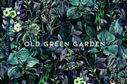 Old Green Garden, a Wallpaper Graphic by MalyskaStudio (Thumbnail 1 of 9)