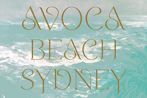 Avoca. Stunning Social Media Font