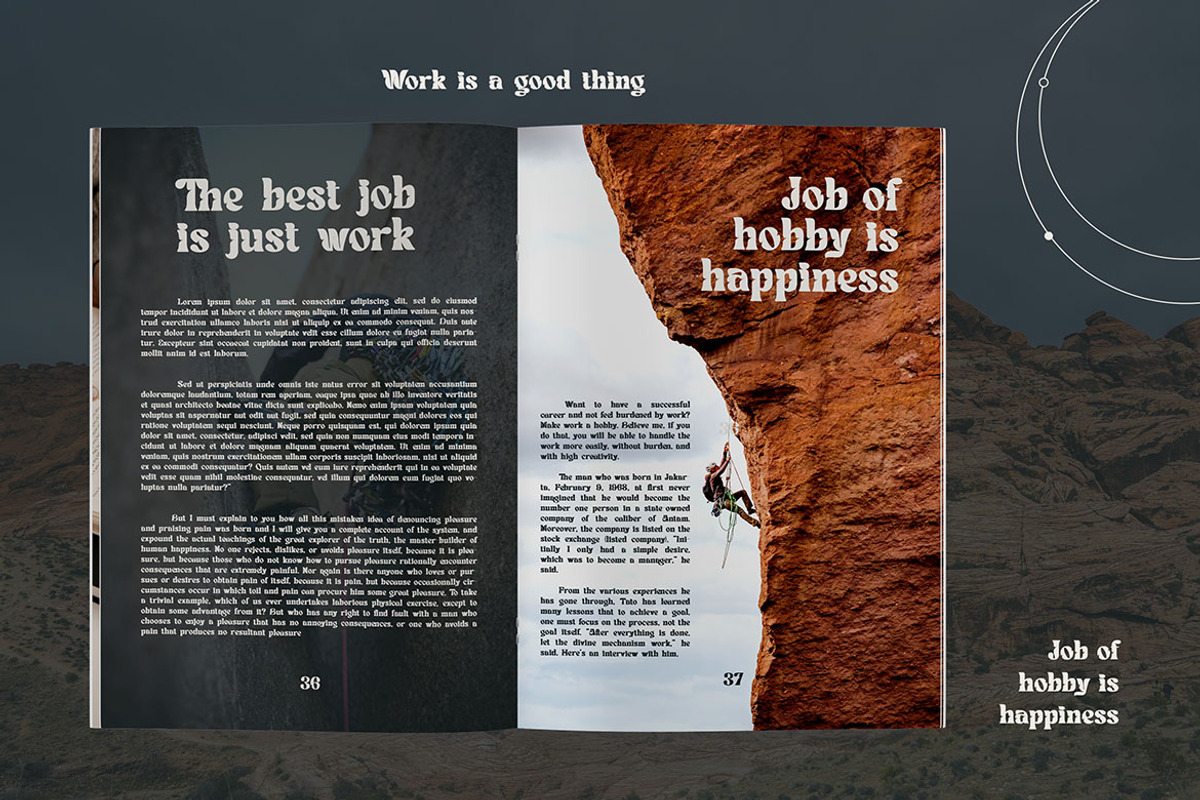 Markwen Unique Serif Font, a Serif Font by Cruzine (Photo 9 of 9)