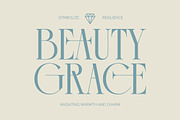 Comela Elegant Ligature Serif, a Serif Font by timelesstype.co (Thumbnail 8 of 20)