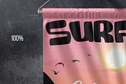 Flag Pennant Hanging Mock-up, a Product Mockup by Mock-up Store (Thumbnail 6 of 6)