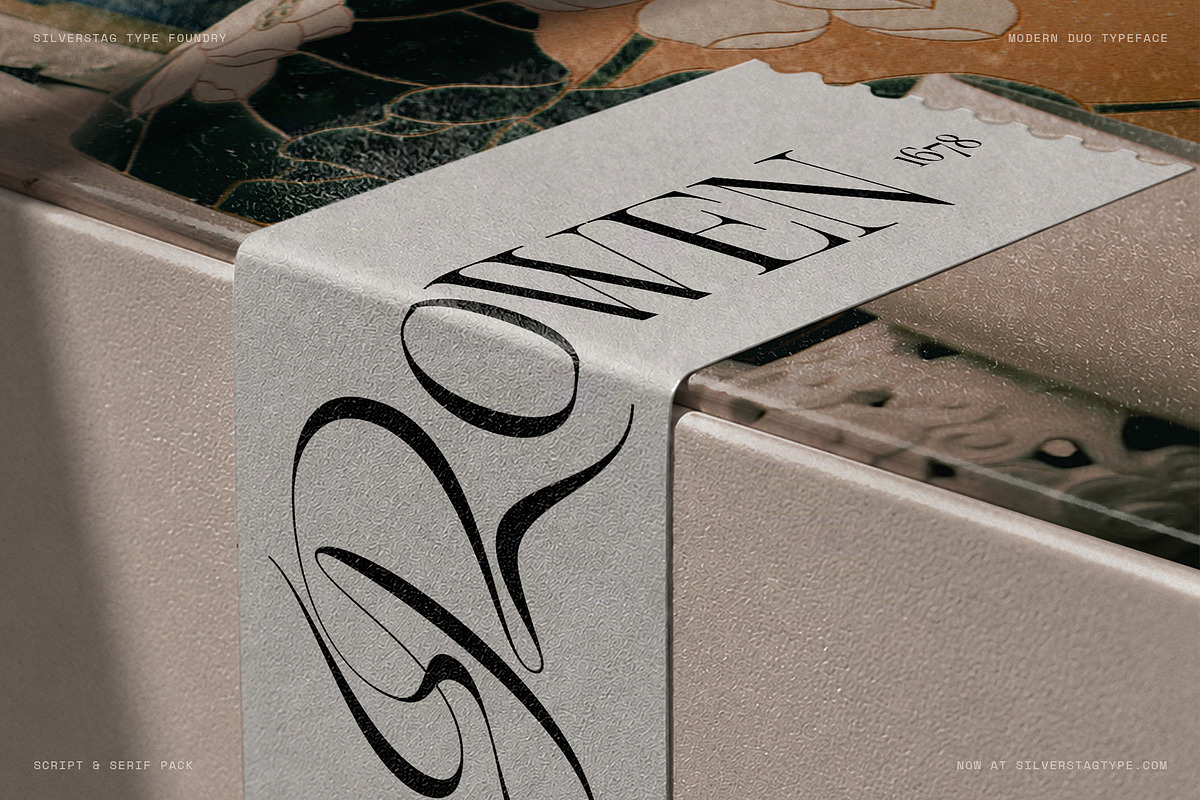 Hazel Shore - Serif & Script Duo, a Serif Font by SilverStag Type Foundry (Photo 2 of 30)