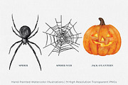 Halloween Watercolor Illustrations, an Illustration by Jeanette Pidi Design (Thumbnail 4 of 5)