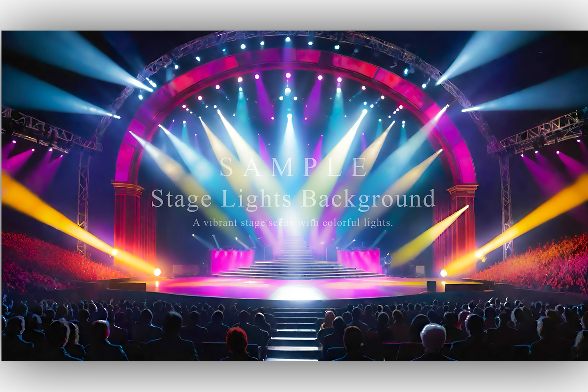 15 Stage Lights Background, a Background Graphic by NOMO DESIGN (Photo 14 of 16)