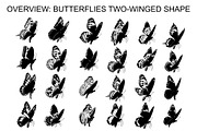 Wings & Butterfly(SVG, PNG Brushes), a Brush Add-On by xresch (Thumbnail 12 of 22)