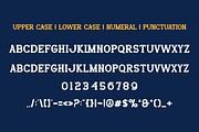 Bourne College - Slab Serif Font, a Slab Serif Font by Viswal Studio (Thumbnail 6 of 7)