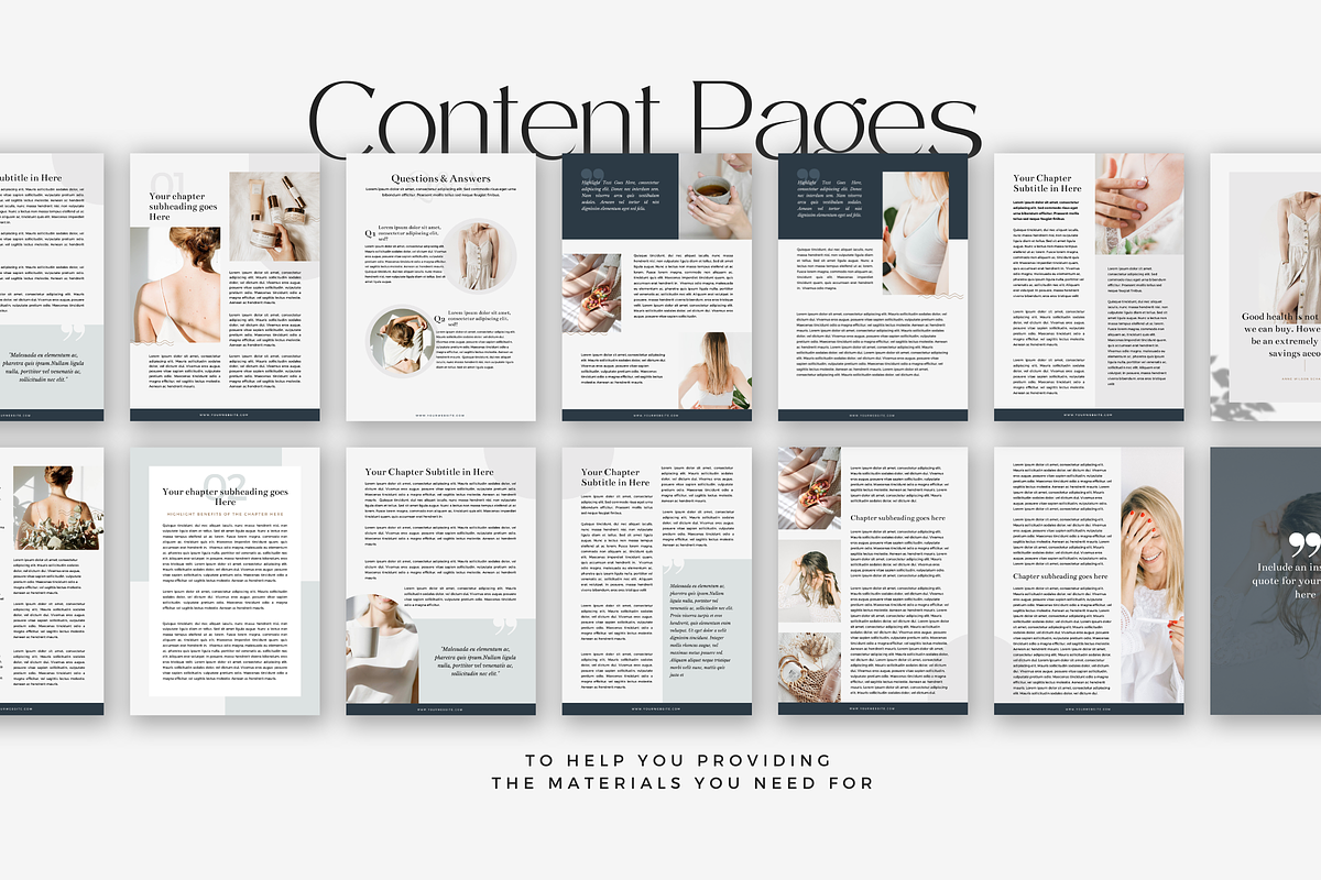 Canva Wellness Ebook WorkBook Olivia, a Magazine Template by Lovely Confetti (Photo 6 of 8)