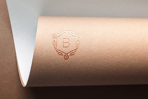 Logo Mockup Craft Paper - 6 Styles