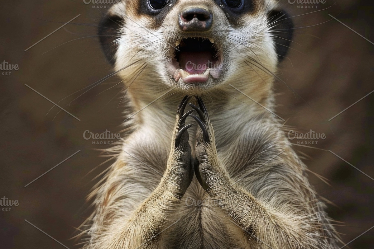 236 surprised animals, an Animal Photo by Handmadefont (Photo 192 of 241)