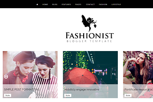 Fashionist Blogger Template