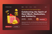 Labour Day 3D Illustration Pack, an Object 3D Model by Tempcraft (Thumbnail 4 of 5)