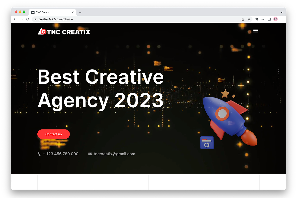 TNC Creatix Agency Webflow Template, a HTML Template by TNCFlow (Photo 8 of 10)
