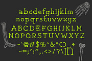 Bone Alchemy - Skeleton Typeface, a Handwritten Font by HipFonts (Thumbnail 4 of 8)