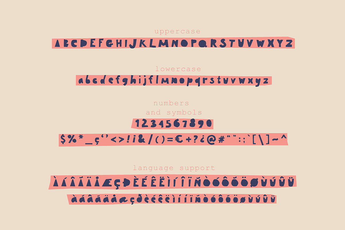 Open Mouth Font, a Sans Serif Font by Popova (Photo 2 of 8)
