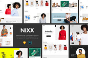 NIXX – Minimal & Clean Fashion, a Websites & App Template by EngoCreative.com (Thumbnail 1 of 4)