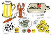 Summer diet, a Food Illustration by Olillia (Thumbnail 2 of 5)