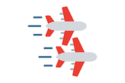 Planes Flat Icon, a Duotone Icon by Pexelpy (Thumbnail 2 of 2)