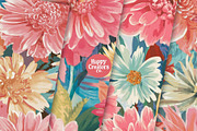 Petals of Paradise Digital Papers #1, a Pattern Graphic by Happy Creators Co. (Thumbnail 6 of 7)