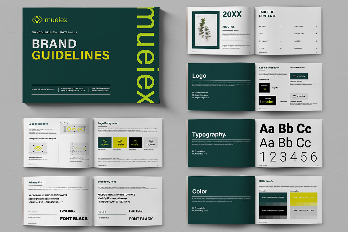 Corporate Brand Guideline Template