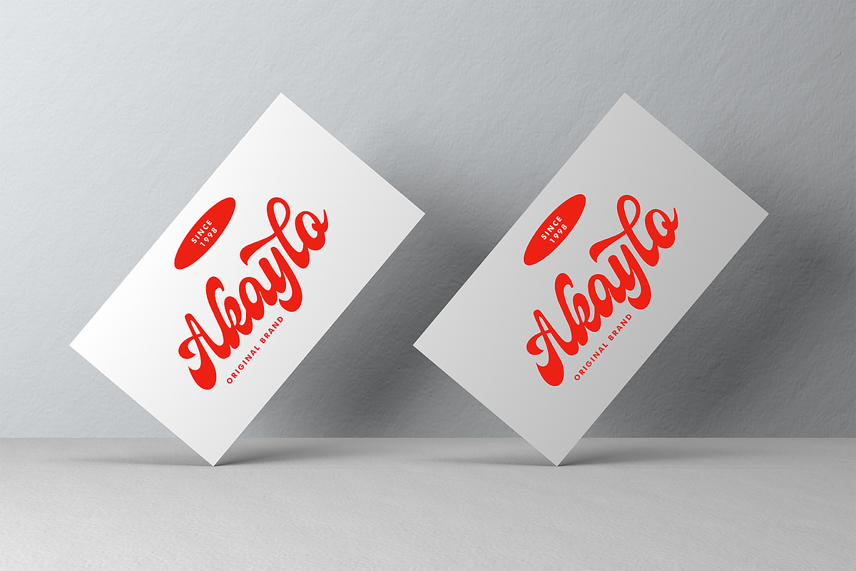 Abakayla Script, a Script Font by Authentic Studio (Photo 2 of 9)