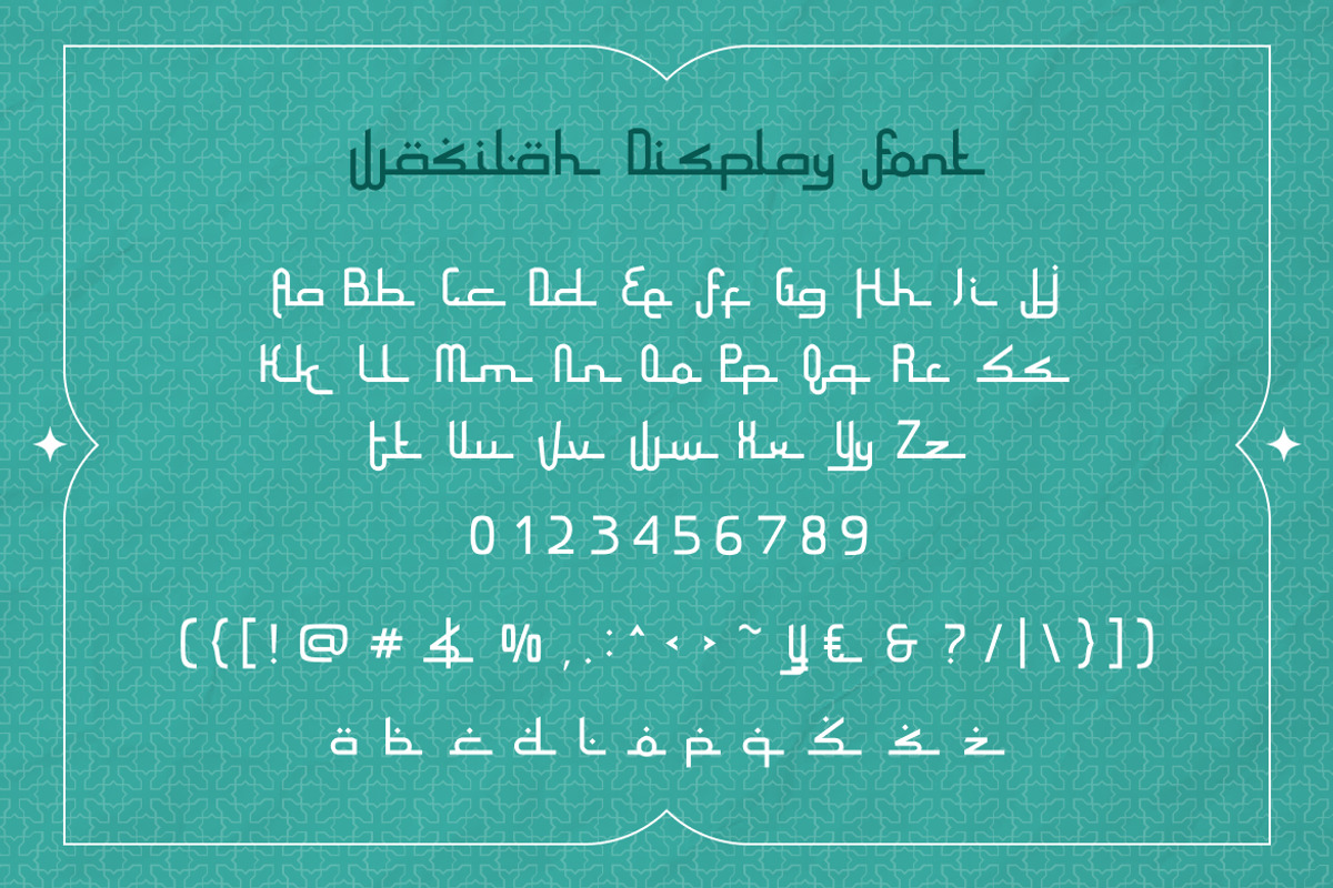 Wasilah Islamic Style Display Font, a Serif Font by Vadovastd (Photo 2 of 7)