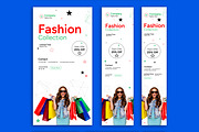 Fashion Collection Web Banner Set, an UI Kit Template by CreativeShaper (Thumbnail 3 of 4)