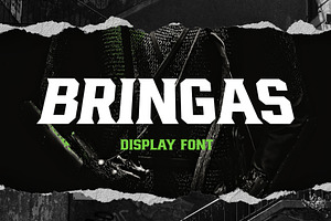 Bringas - Display Font, a Font by Novitype