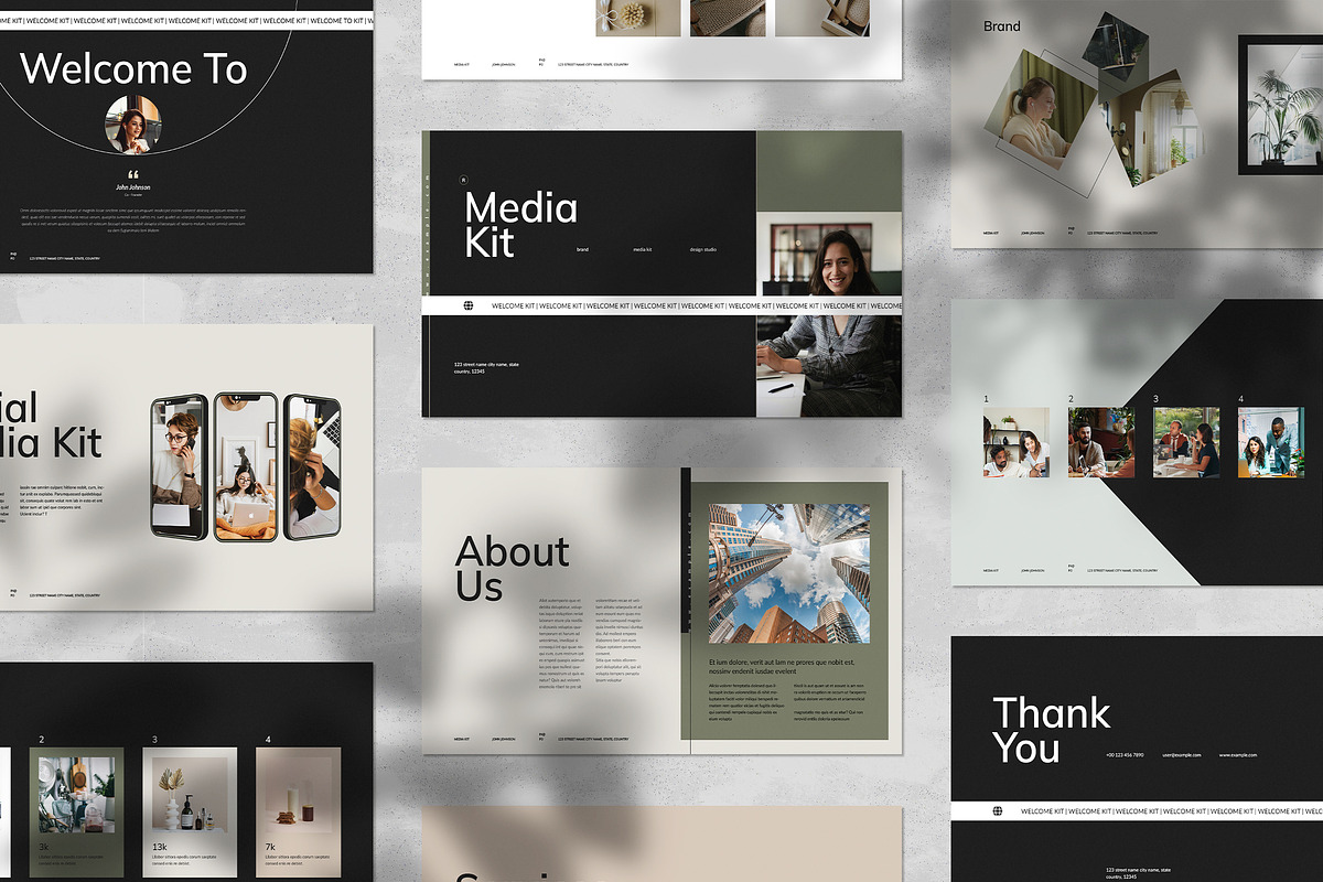 Media Kit Template | CANVA, a Presentation Template by White Graphic (Photo 8 of 8)