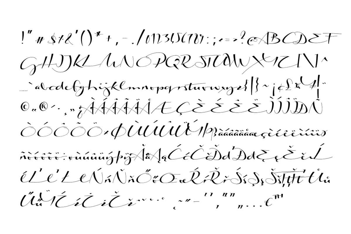 Biloxi Calligraphy preview 4