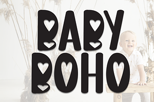 Baby Boho | Script Font, a Script Font by Scratchones