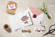 Valentine's Day cards bundle, a Texture Illustration by Cozy pattern shop (Thumbnail 7 of 8)