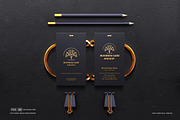 Gold Debossed On Card Mockup, a Business Card Template by Artlogs x Modaldesain (Thumbnail 1 of 2)