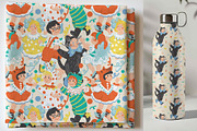Retro kids masquerade, a Person Illustration by Carpet Tapete Pretzel (Thumbnail 9 of 18)