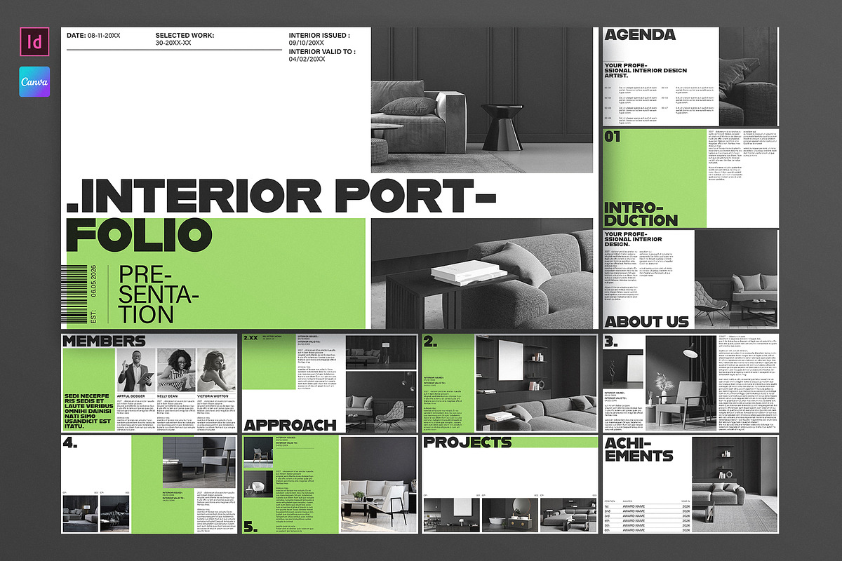 Interior Design Presentation, a Presentation Template by E-Type (Photo 1 of 5)