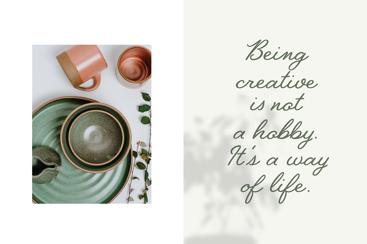 Jullina - Handwriting Script Font, a Script Font by Danielle Eneh (Photo 3 of 13)