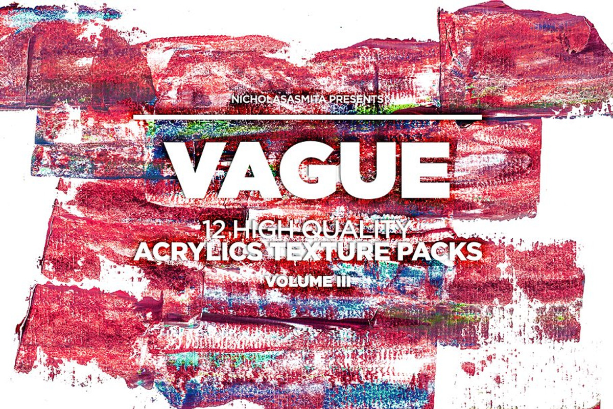 Vague 49 Acrylics Textures Packs, a Pattern Graphic by nicholasasmita (Photo 30 of 51)