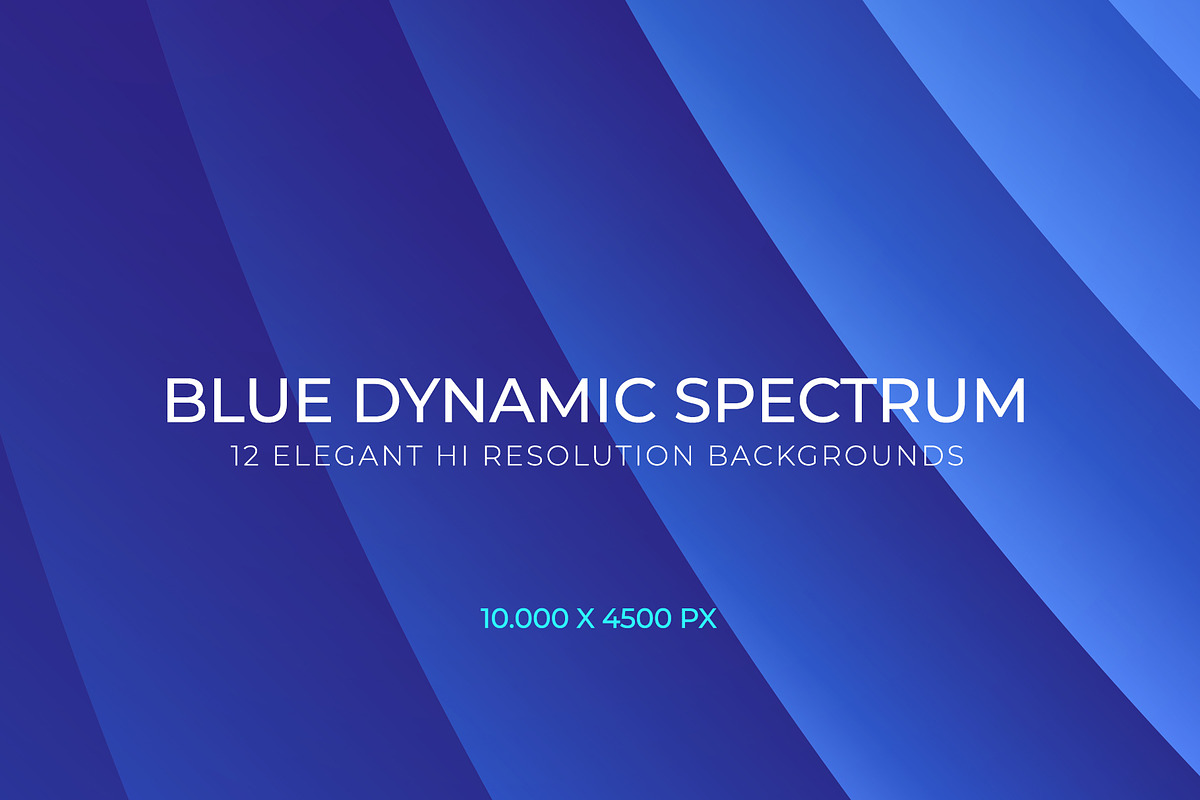 Blue Dynamic Spectrum Backgrounds, a Background Graphic by bnrcreativelab (Photo 1 of 5)