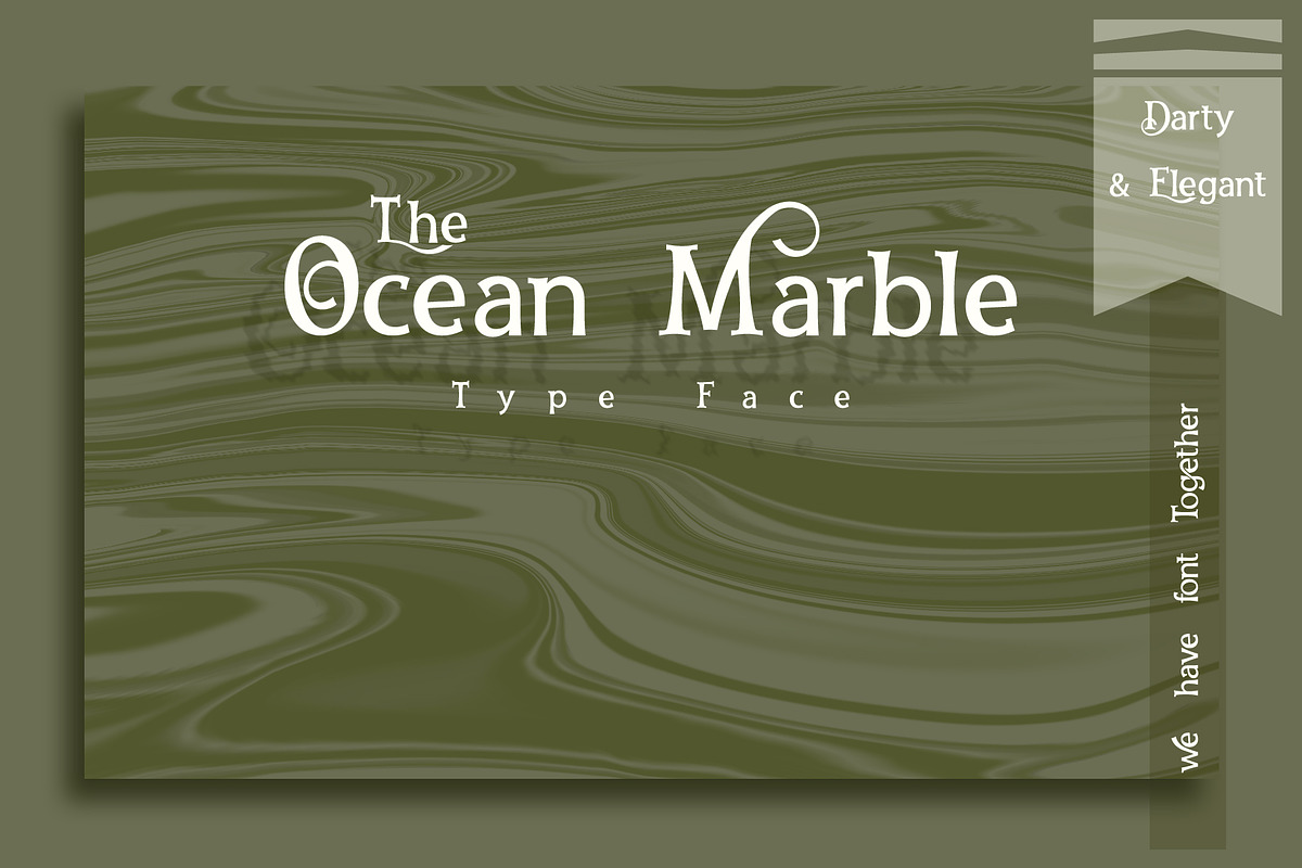 Font Serif Darty preview 3
