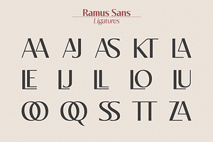 Ramus Sans - Simple Clean Font