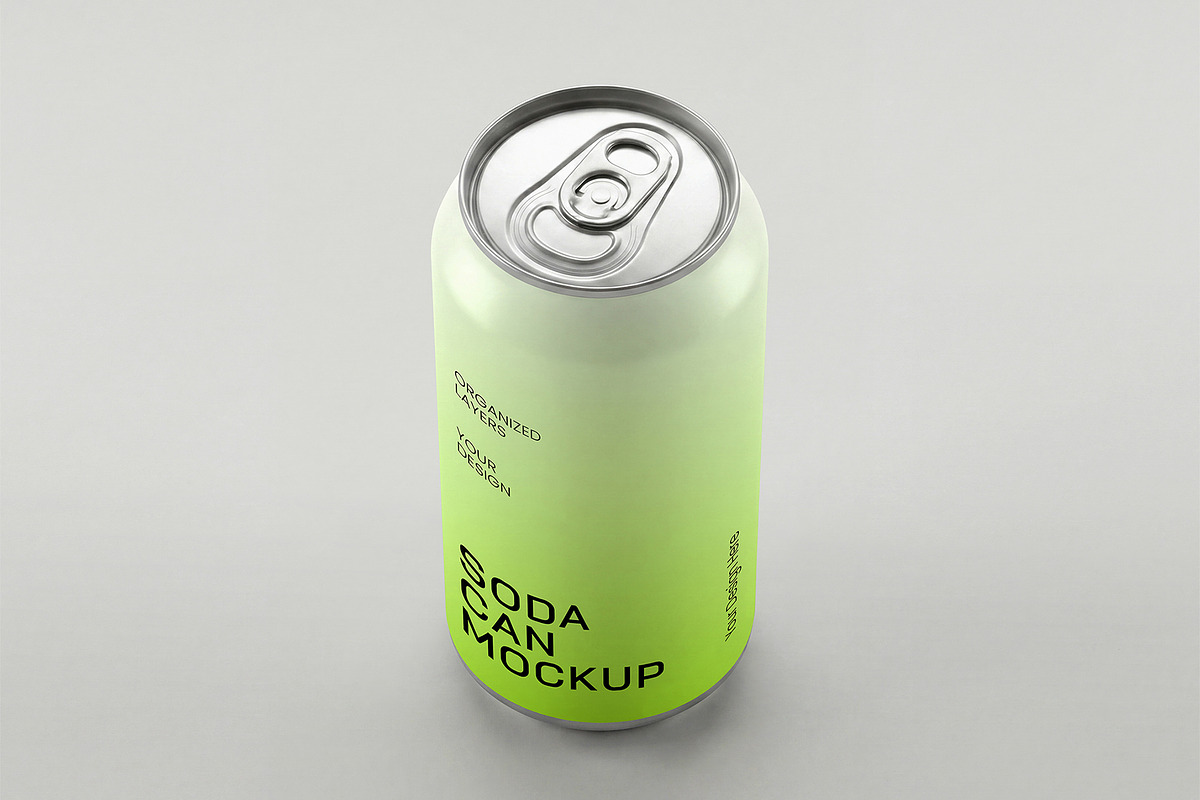 Metal Soda Can Mockup Bundle, a Packaging Mockup by graphypix (Photo 11 of 15)