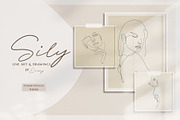 BUNDLE Line Art and illustrations, a Decorative Illustration by Eviory (Thumbnail 3 of 28)