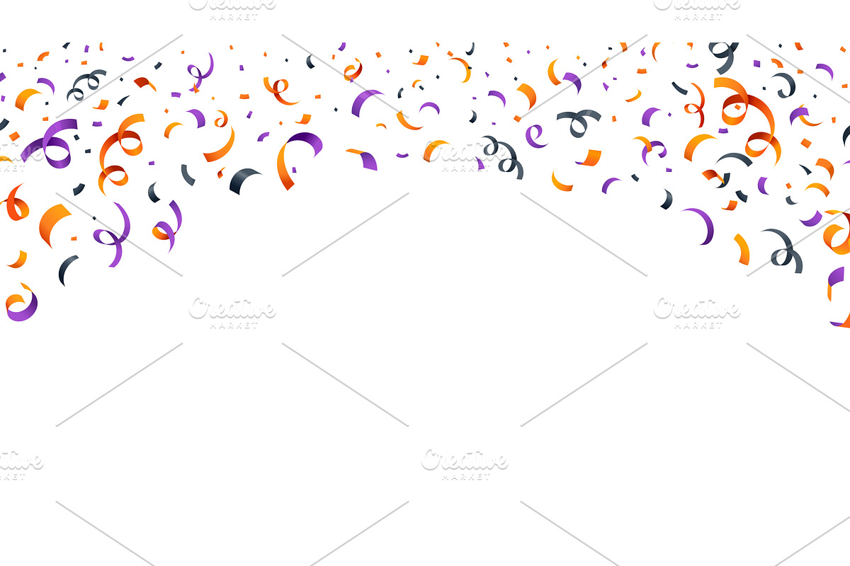 Halloween holiday confetti, a Decorative Illustration by Buch&Bee