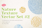 Nature Texture Vector Set #2, a Pattern Graphic by Perfect Design (Thumbnail 1 of 2)