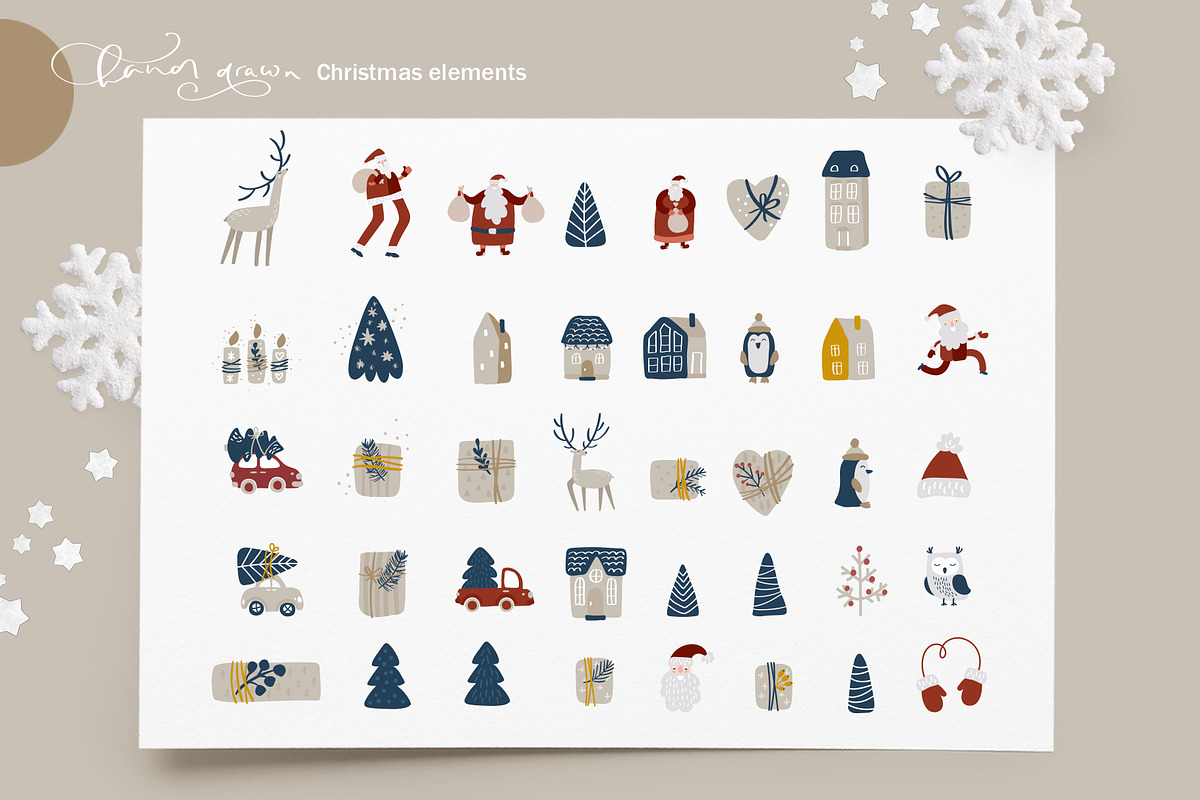 Merry Christmas nordic, an Object Graphic by Happy Letters (Photo 4 of 15)