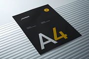 A4 Paper Flyer Mockup, an Advertising Mockup by Templeste (Thumbnail 2 of 3)