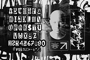 REBEL FRISCO Graffiti Urban Y2k Font, a Blackletter Font by dansdesign (Thumbnail 3 of 6)