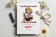 Retro Pin-Up Cowgirl Clipart Bundle, a Graphic by GlitterCraft (Thumbnail 18 of 61)