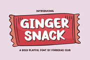 Ginger Snack, a Handwritten Font by Forberas Club (Thumbnail 1 of 8)