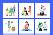 Animated Party and Celebration, a Person Illustration by Prosymbols (Thumbnail 7 of 11)